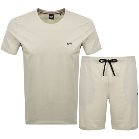 BOSS Oliver Short Set Beige | Mainline Menswear us